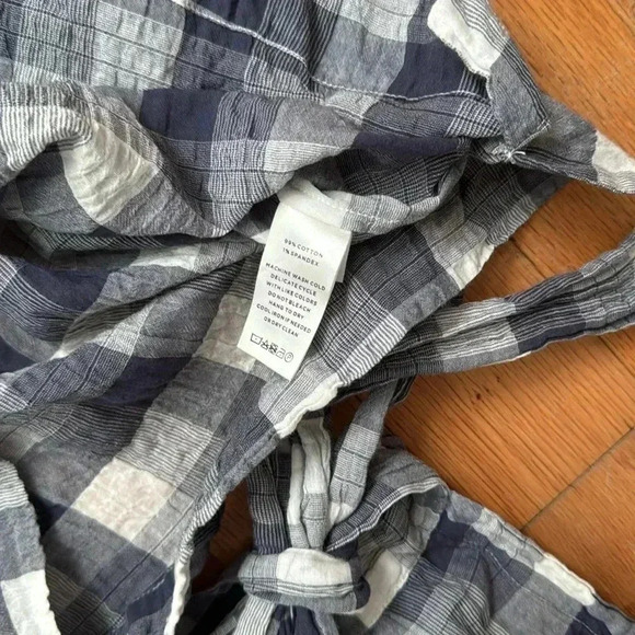 Lilla P Check Woven Wrap Skirt Plaid Tank Top Set size S - Picture 8 of 10